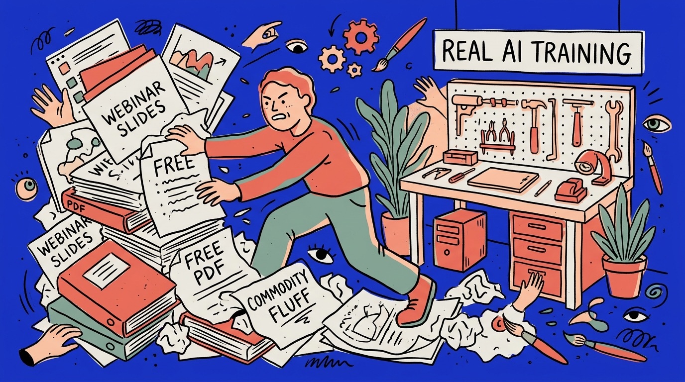 The AI Training Your Creative Team Doesn't Need (And What They Actually Do)